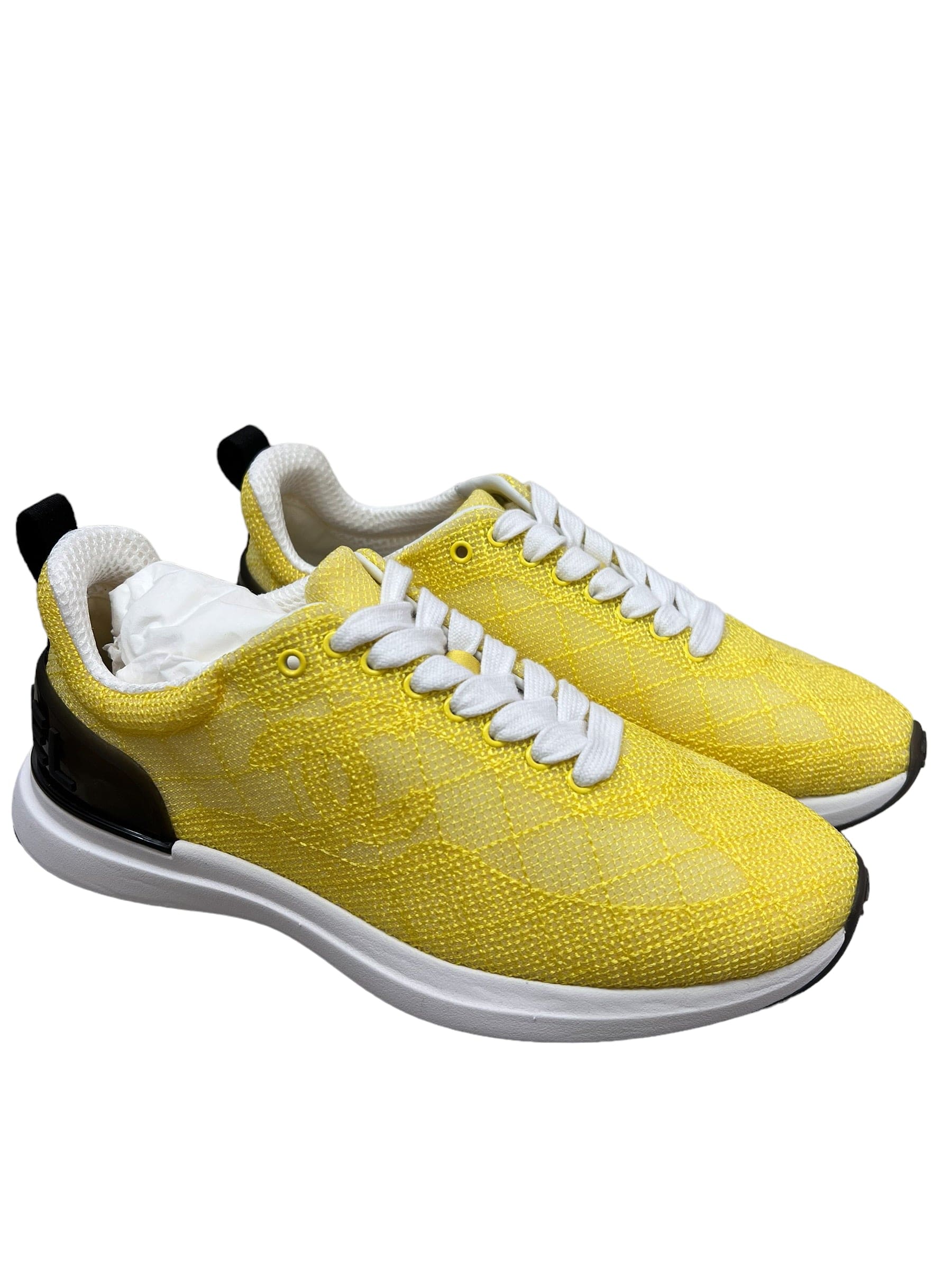 image of Chanel Trainers - Yellow Mesh Size 37 SKC1670