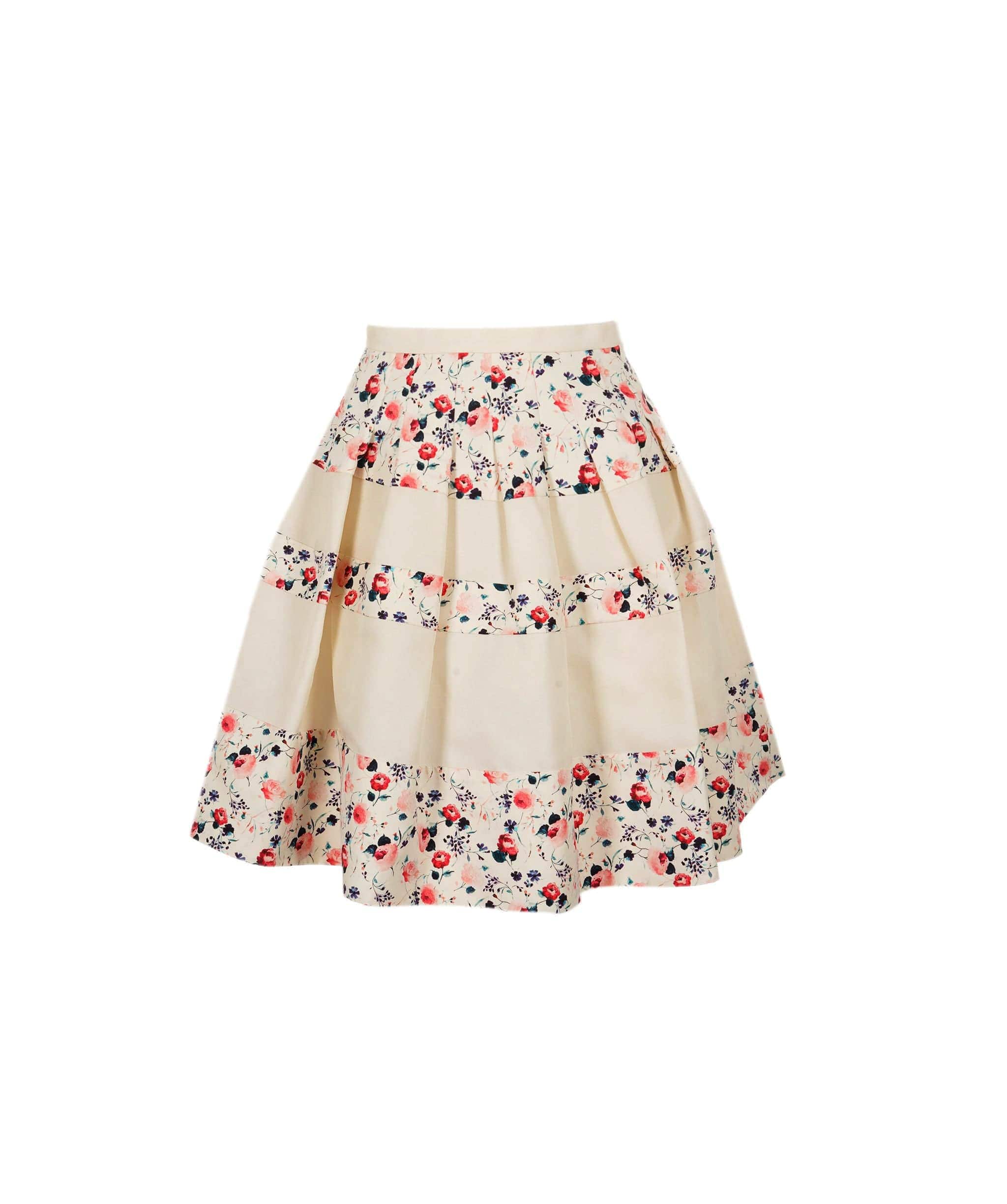 Dior Skirt white with flowers FR38 AVC1264 – LuxuryPromise