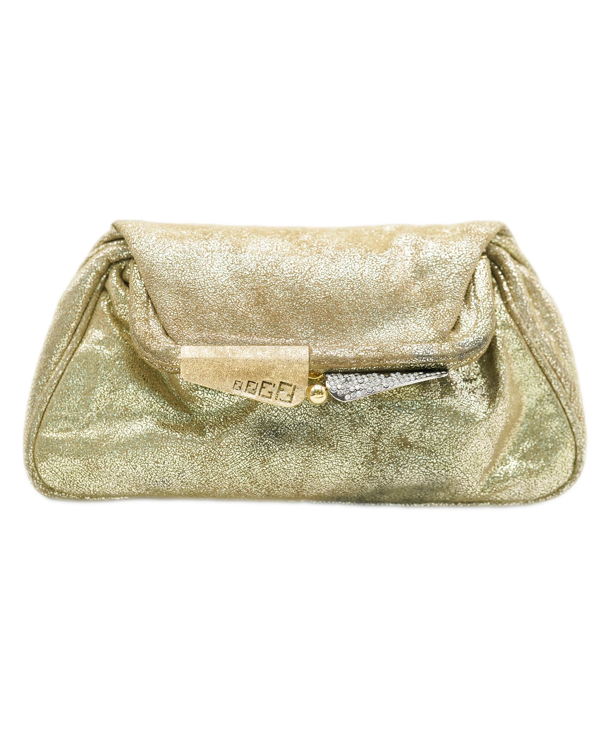 image of Fendi Gold Clutch  ALC1281