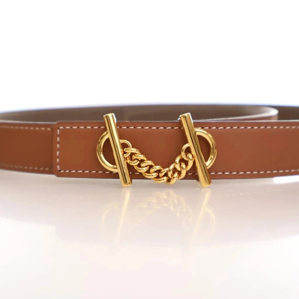 image of Hermes Gold Evercolor Reversible H Belt