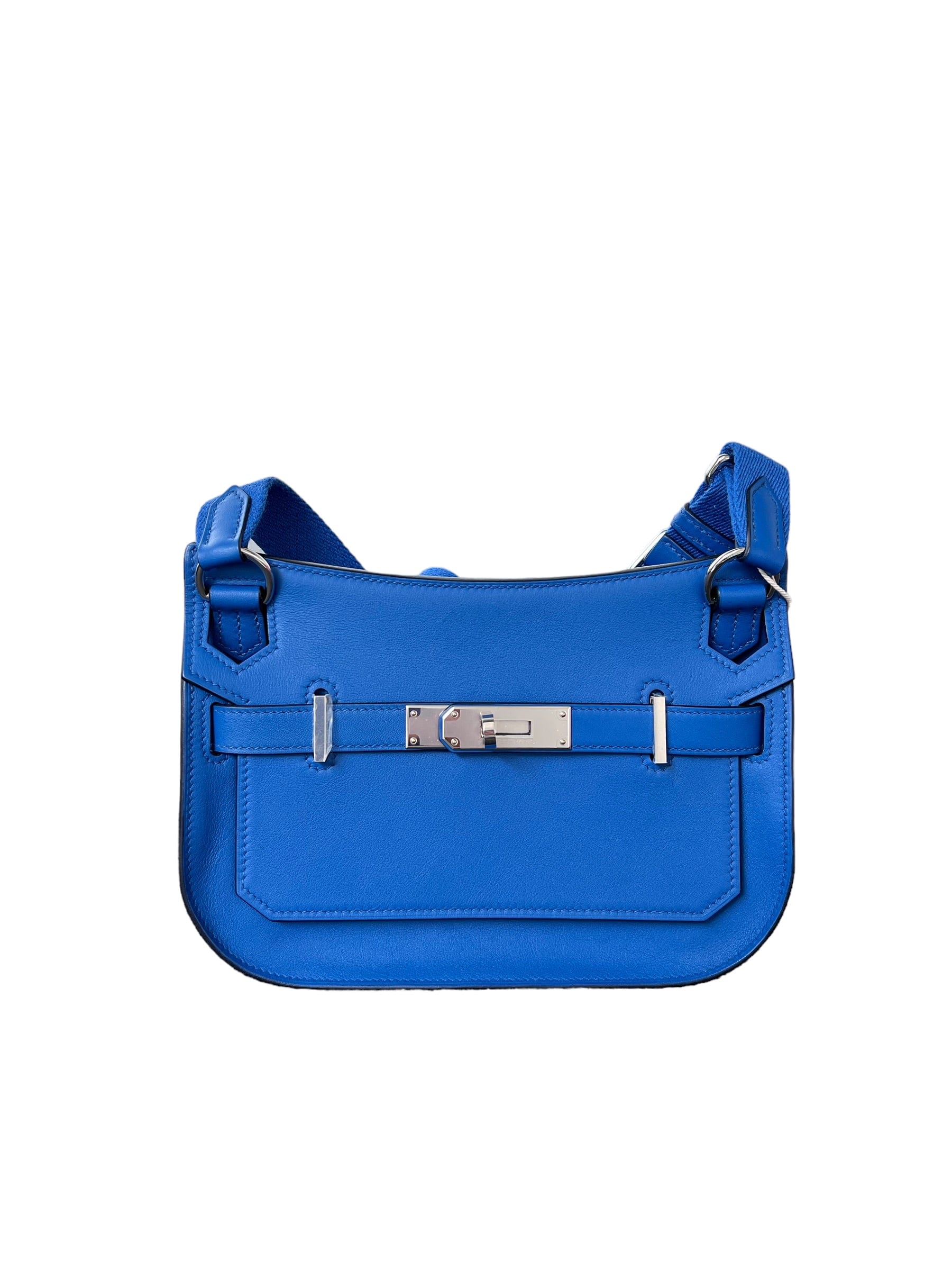 Hermes Jypsiere Mini Blue France PHW #U SYCY034 – LuxuryPromise