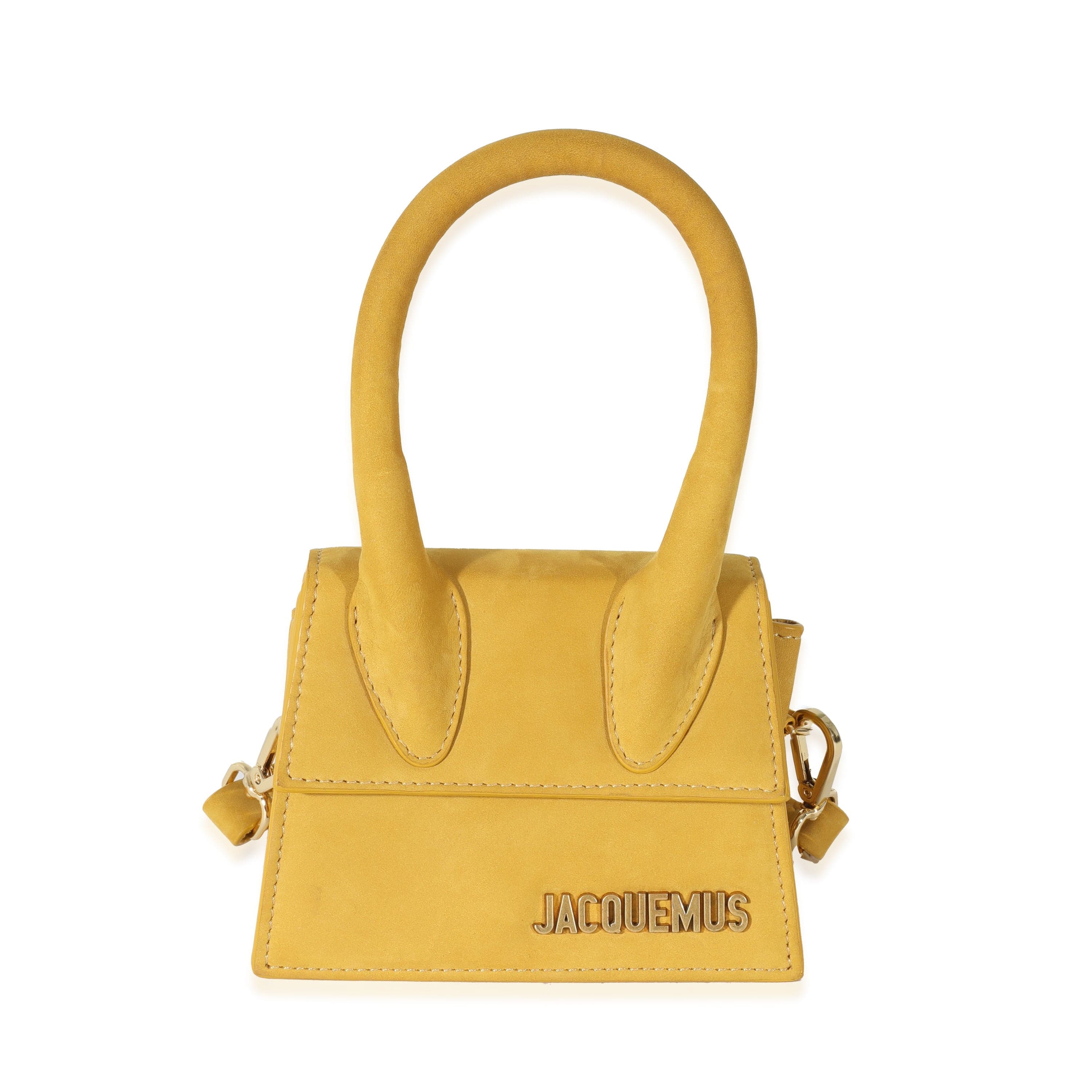 Jacquemus Yellow Suede Le Chiquito Bag – LuxuryPromise