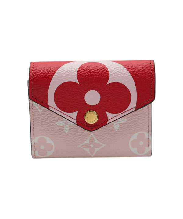 Louis Vuitton Zoe Wallet Monogram Giant Red/Pink in Coated Canvas