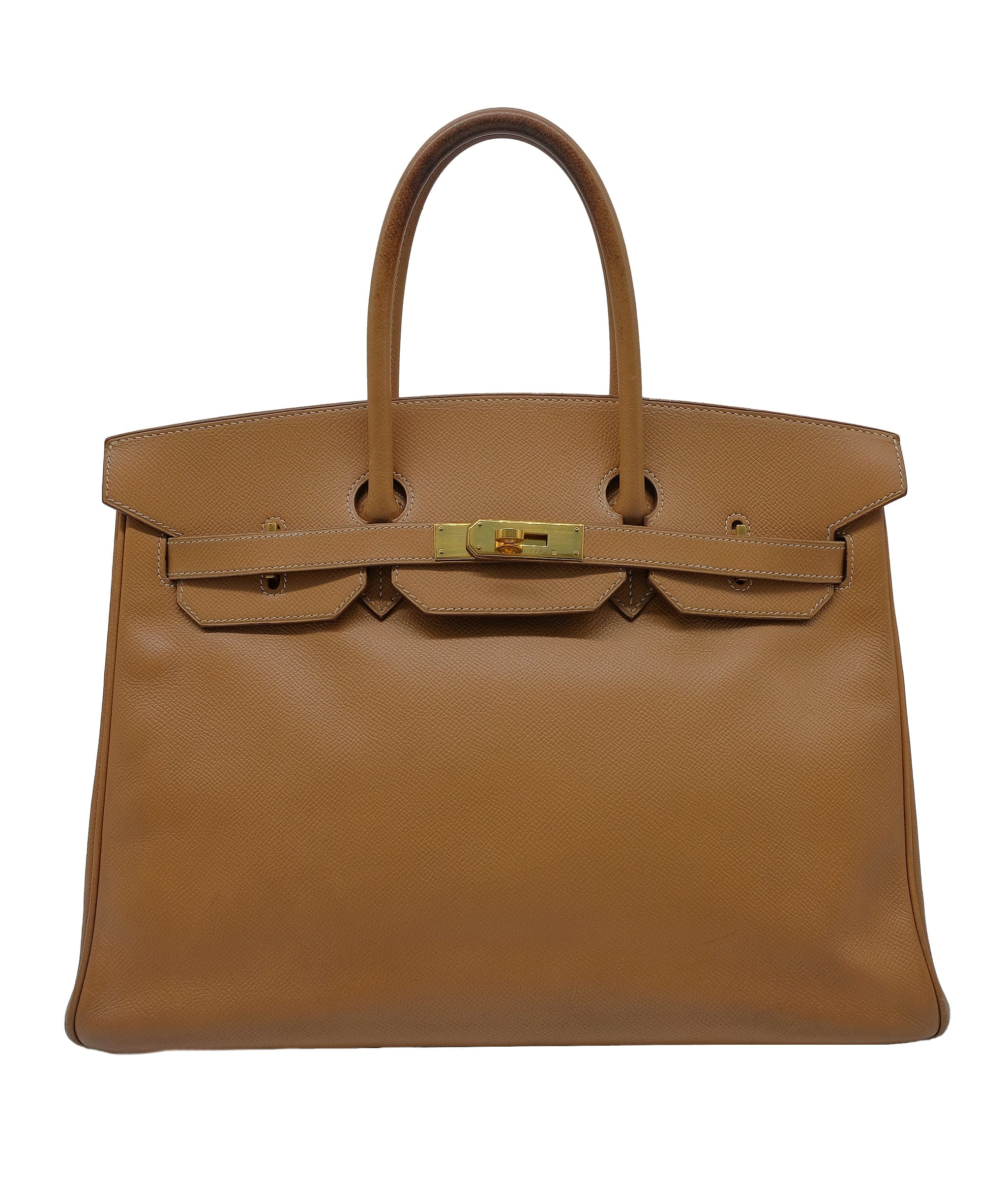 Image of Hermès Birkin 35 Natural Courchevel GHW #E RJC3026