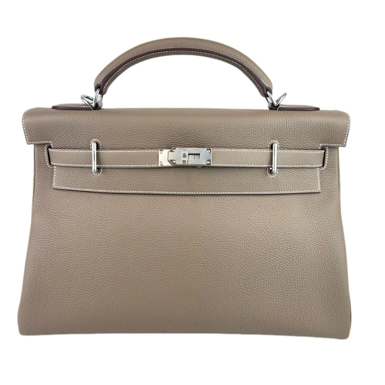 Image of Hermes Kelly 42 Maxi Etoupe Togo PHW #W SKCB-122256