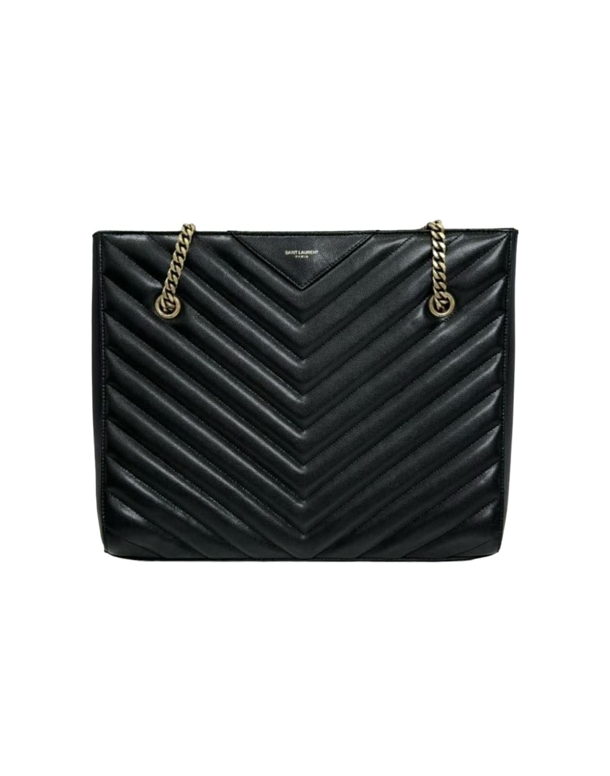 image of YSL Black Tote Bag