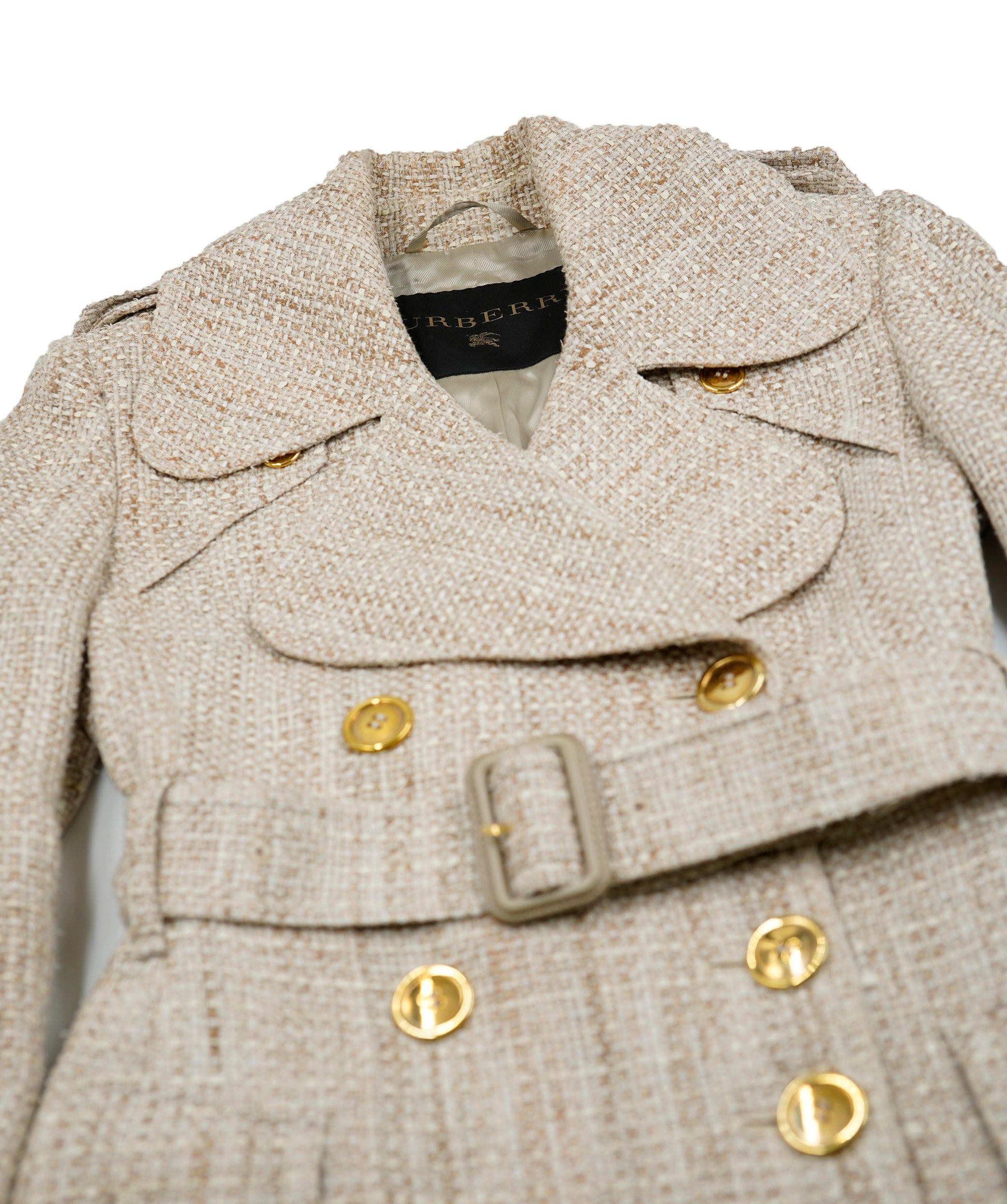 Burberry cream tweed jacket ALL0201 – LuxuryPromise