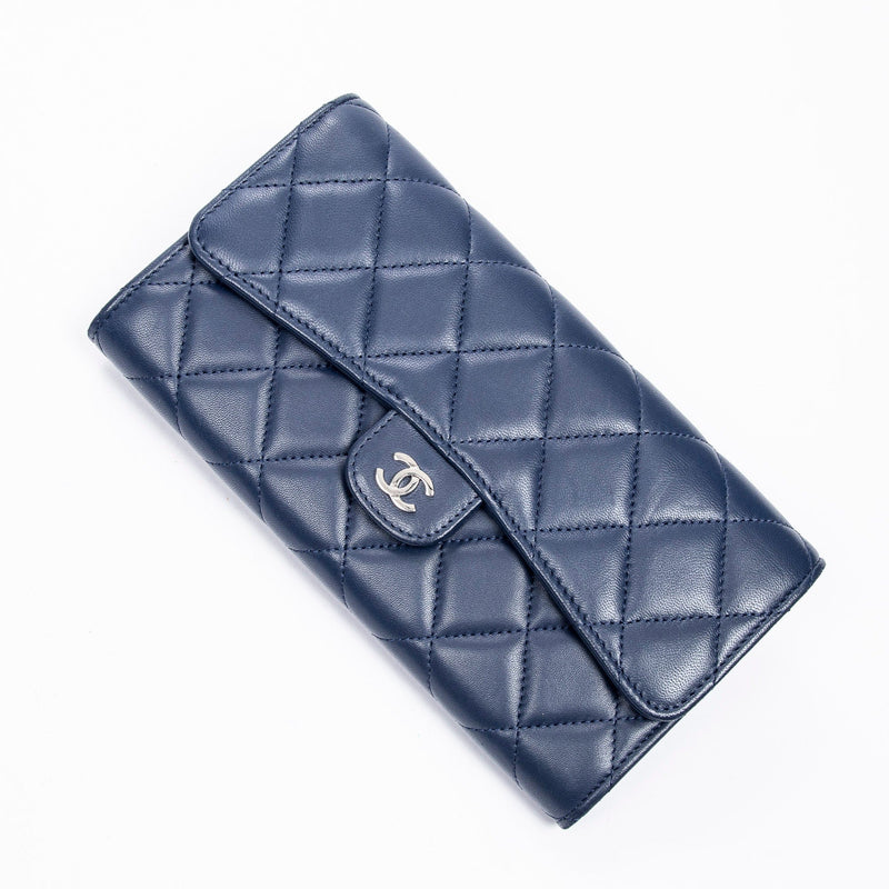 Authentic Second Hand Chanel Long Flap Wallet PSS85200031  THE FIFTH  COLLECTION