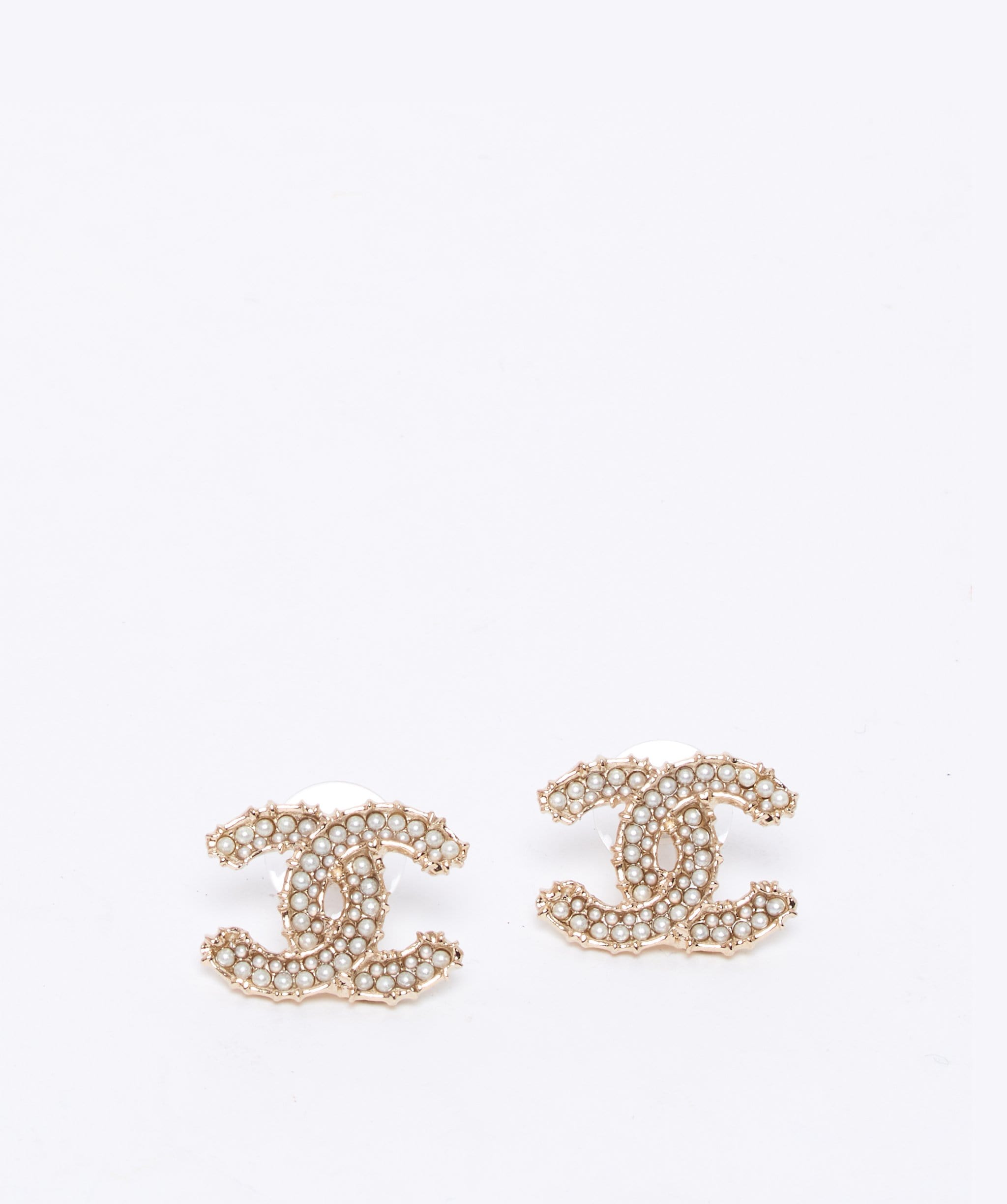 pearl chanel stud earrings - OFF-51% > Shipping free