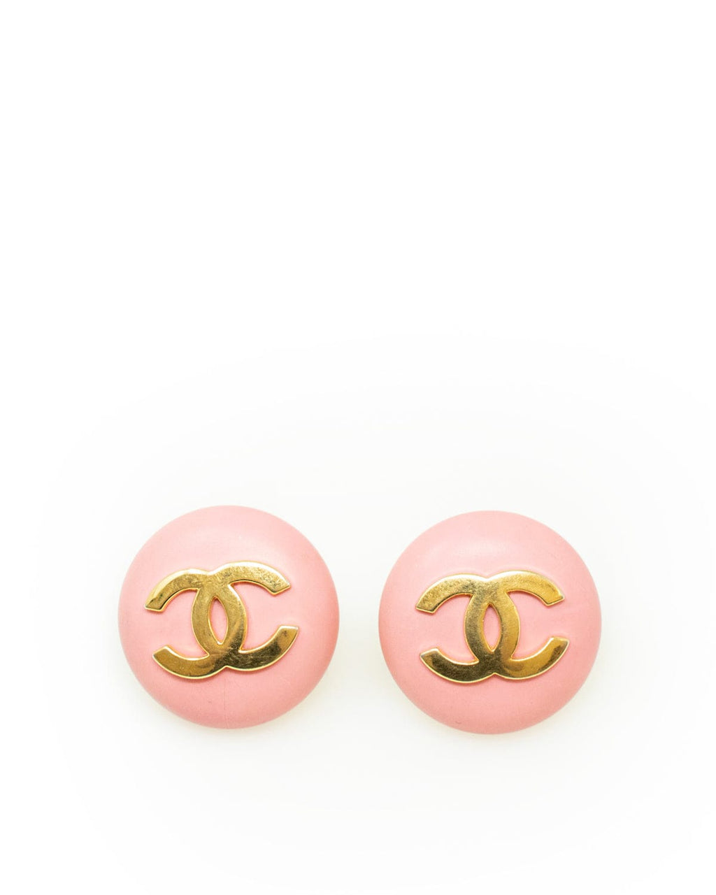 CHANEL Crystal CC First Class Stud Earrings Gold 447884  FASHIONPHILE