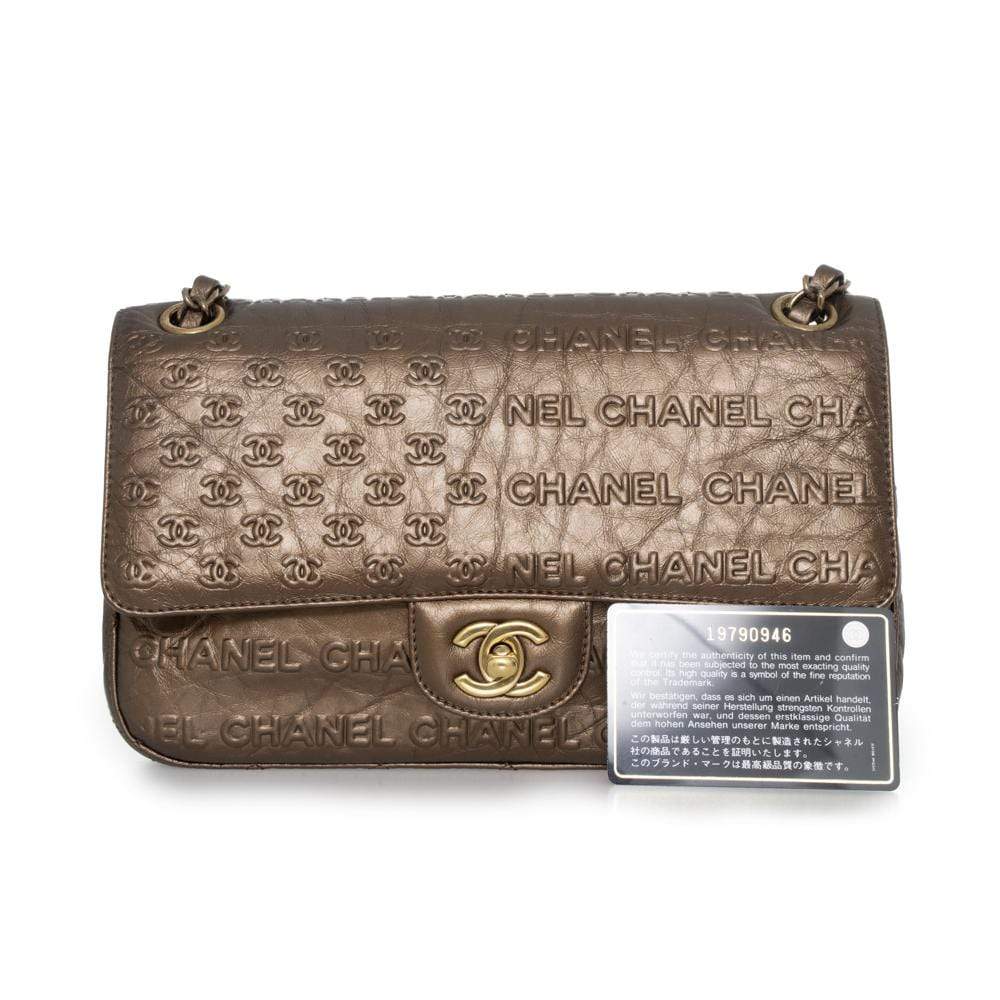 Chanel Coco Bronze CC embossed 9