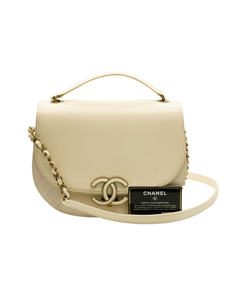 Chanel Coco Curve cream white SHW bag - AEC1075 – LuxuryPromise