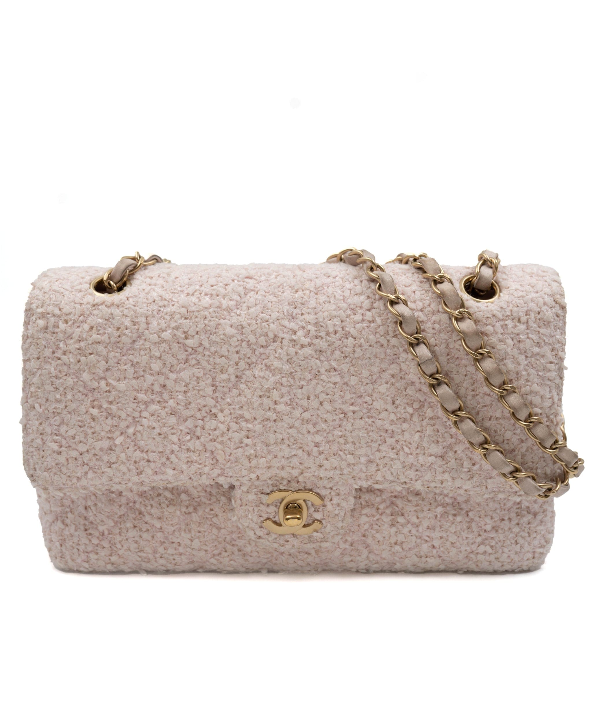 Buy Pre Loved Chanel Light Pink Tweed 10