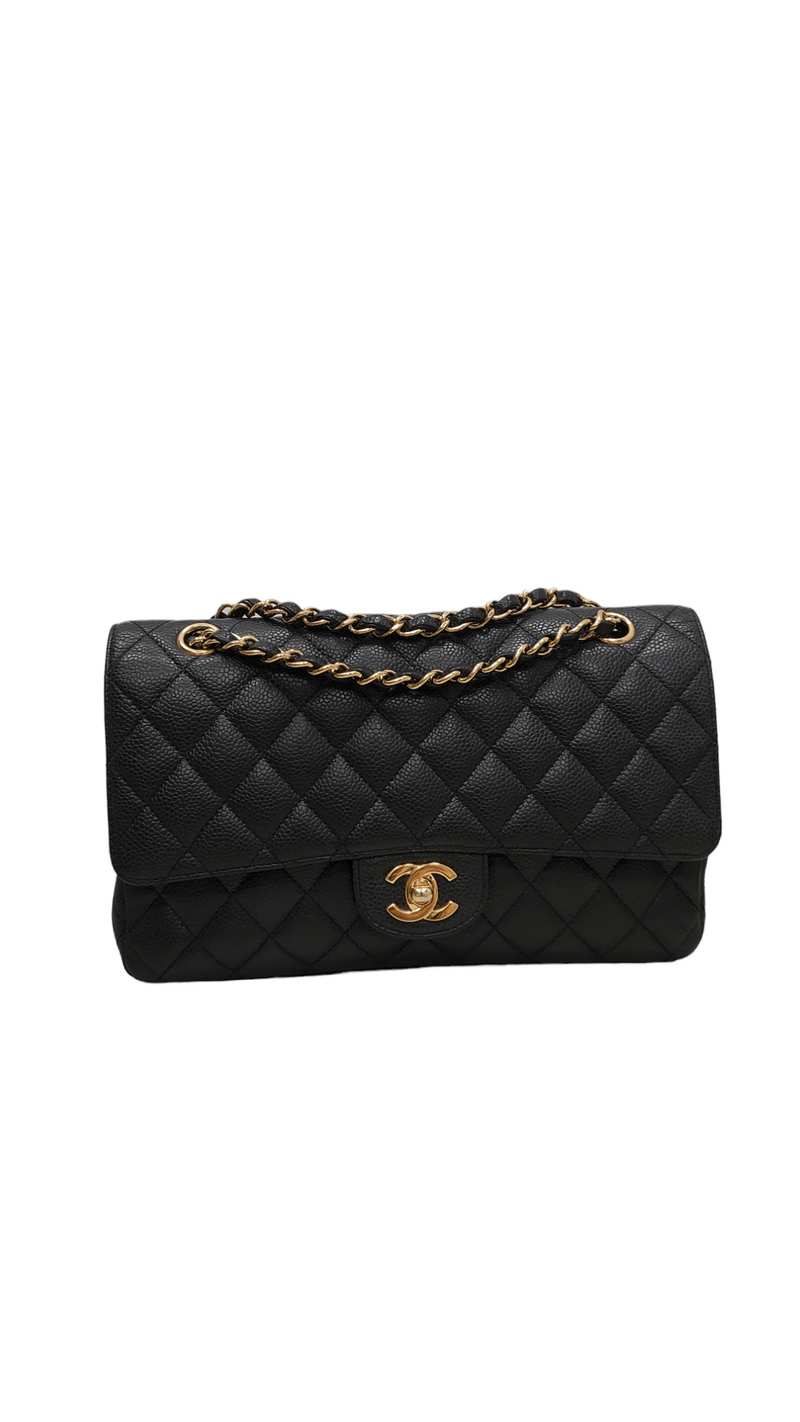 Chanel Medium Black Caviar GHW SKAI085 – LuxuryPromise