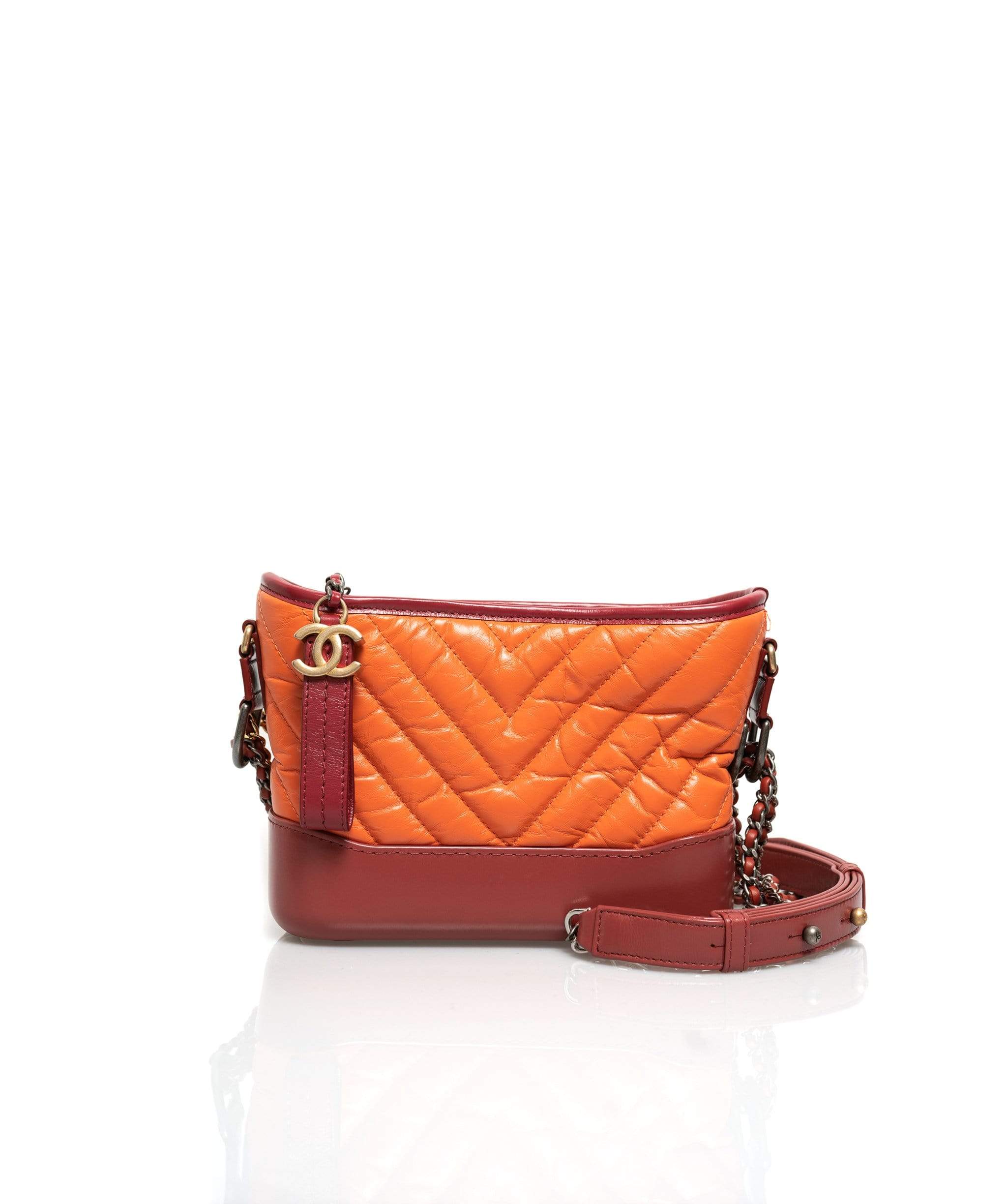 Chanel Raspberry and Orange Small Gabrielle Bag - ADL1379 – LuxuryPromise