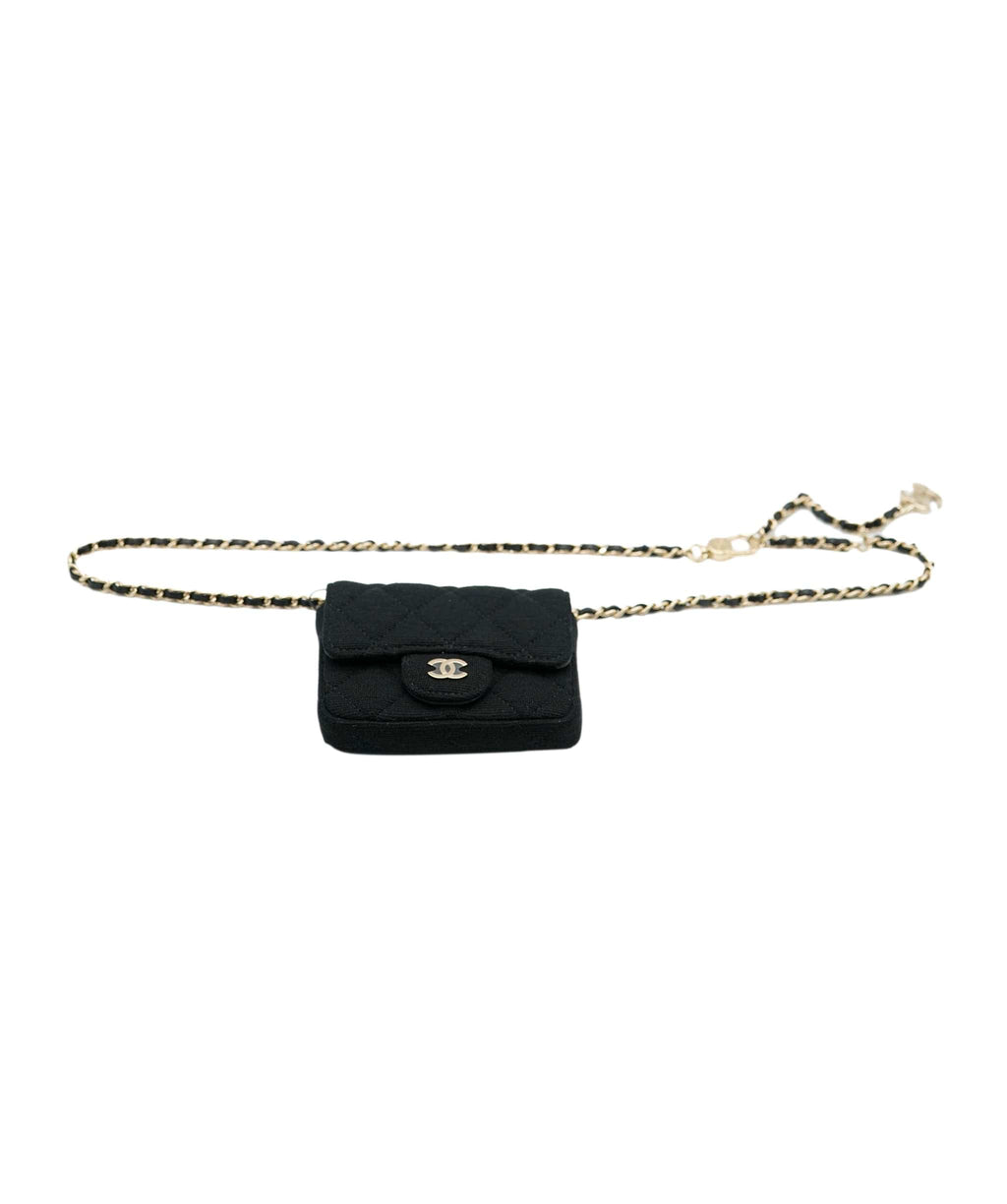 Belt bag  Shiny lambskin  goldtone metal pink  Fashion  CHANEL