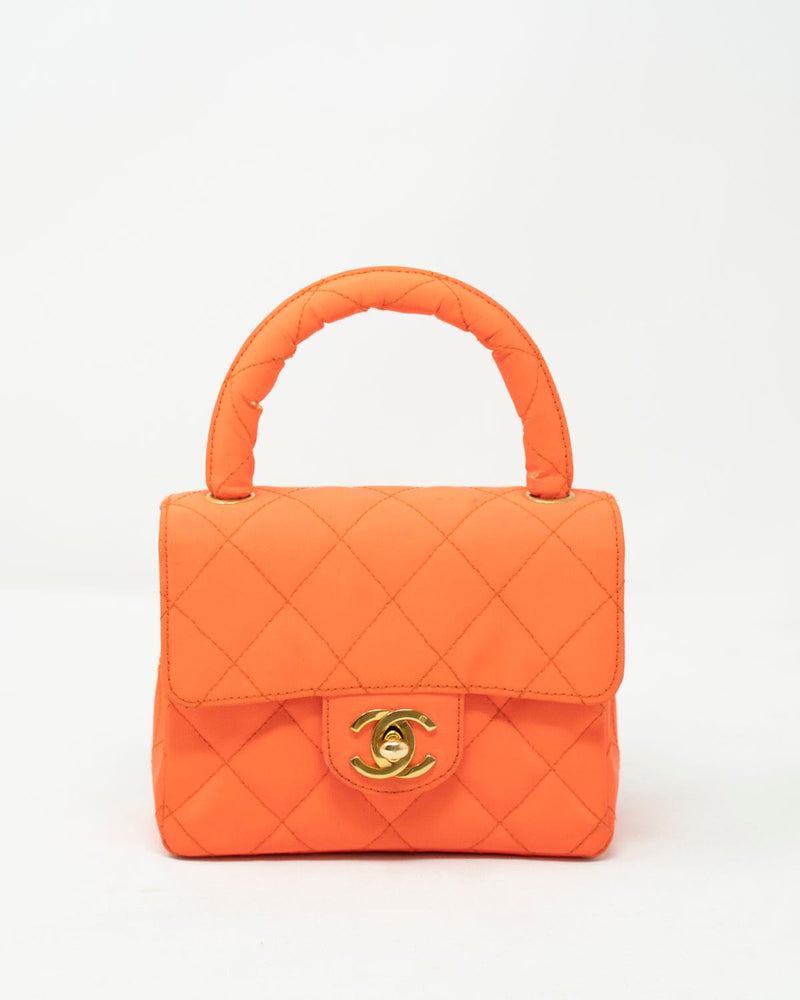 Chanel Orange 19 Large Bag  The Closet