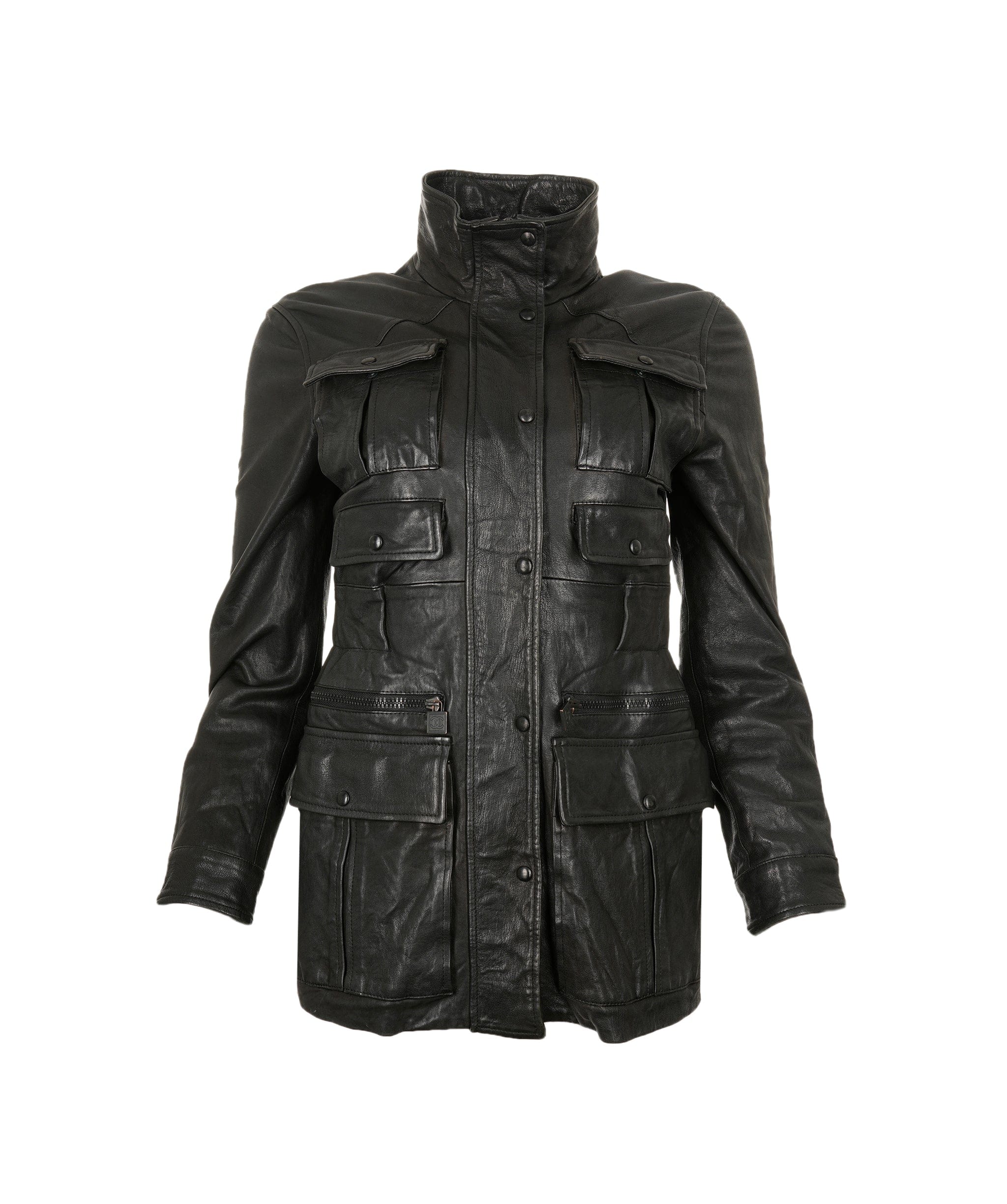 image of Chanel Black Leather Jacket ASL5187