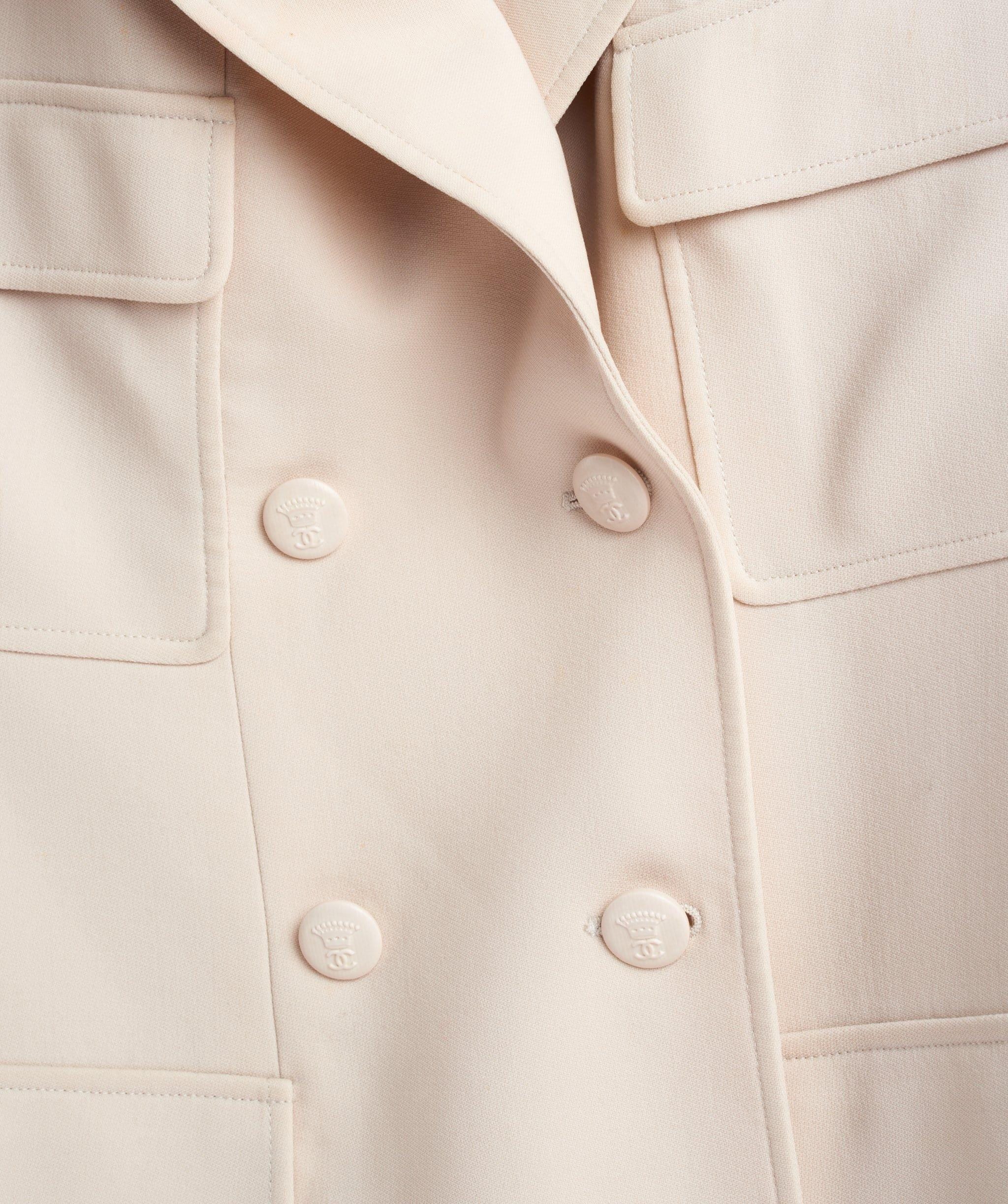 Chanel Cream Long Jacket