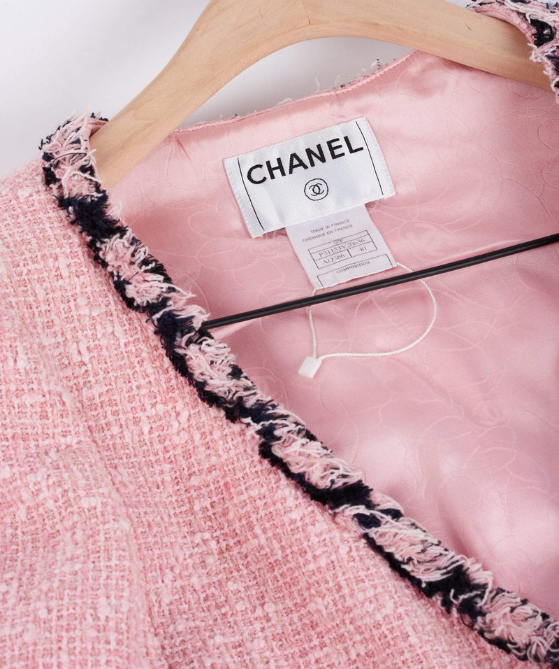 Chanel  Pink Tweed Jacket  VSP Consignment
