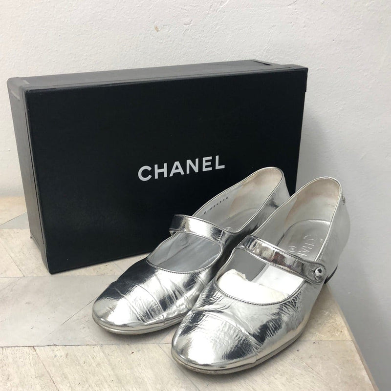 CHANEL  Shoes  Soldvintage Chanel Mary Jane Shoe  Poshmark