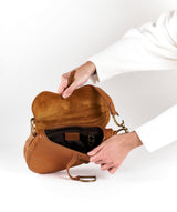 Christian Dior Brown Leather Dior Saddle Bag GHW