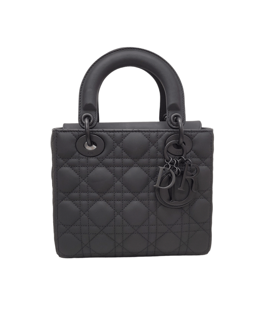 Dior Black UltraMatte Calfskin Medium Lady Dior Bag