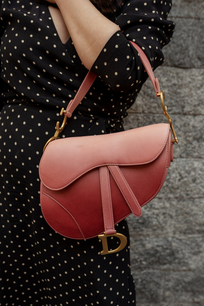 Dior Saddle Bag Pink  Nice Bag