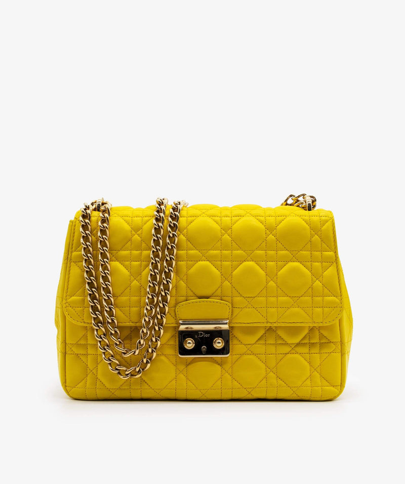 Dior Miss Dior Yellow Shoulder Bag - RJL1047