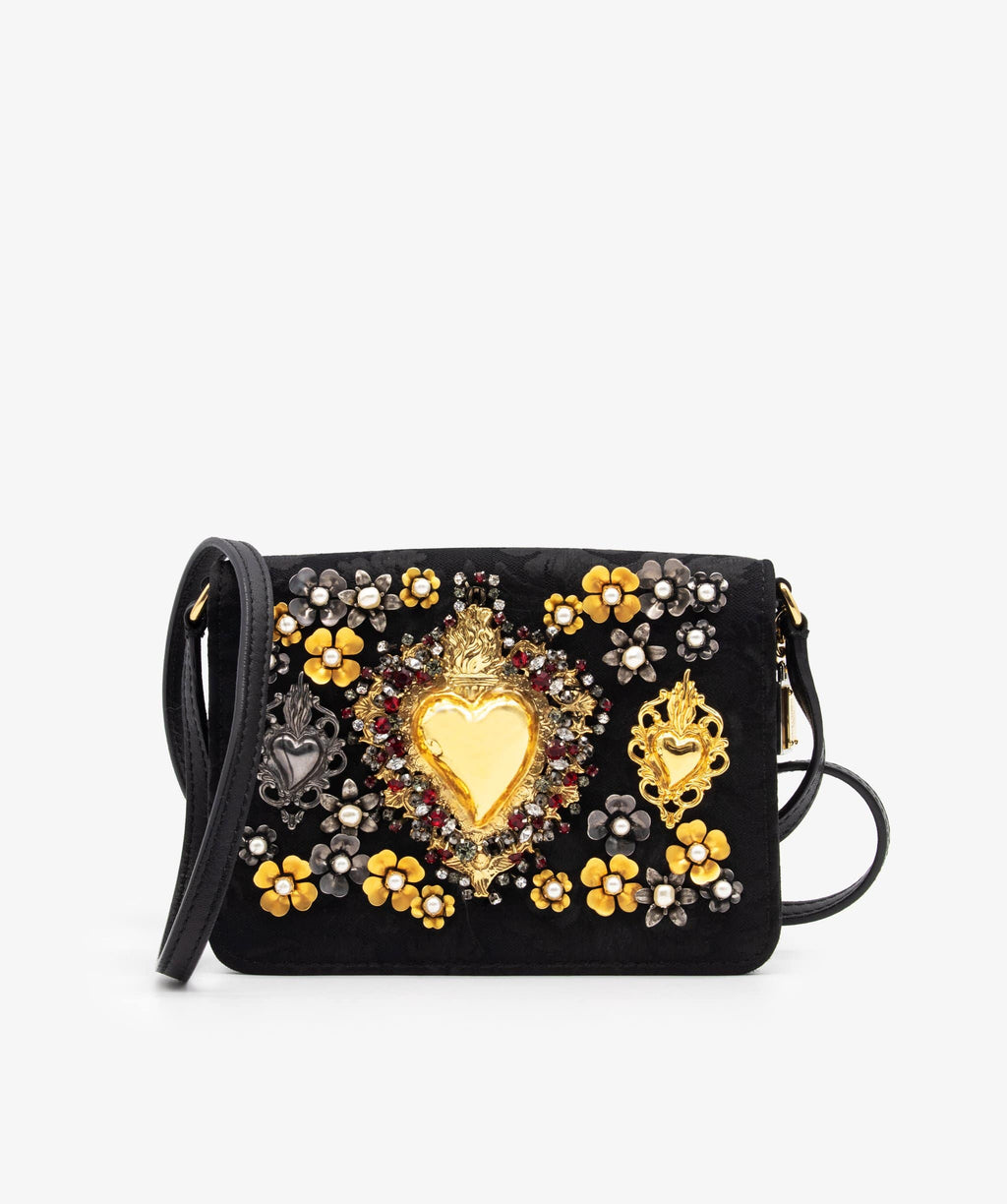 Dolce & Gabbana Embellished Black Crossbody Bag – LuxuryPromise