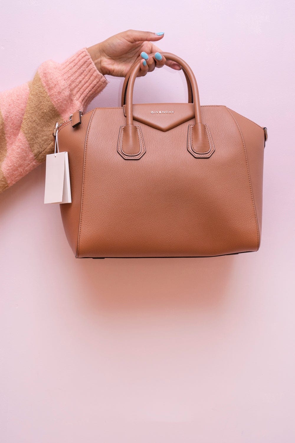 Givenchy Antigona Tan Brown Bag - ADL1760 – LuxuryPromise