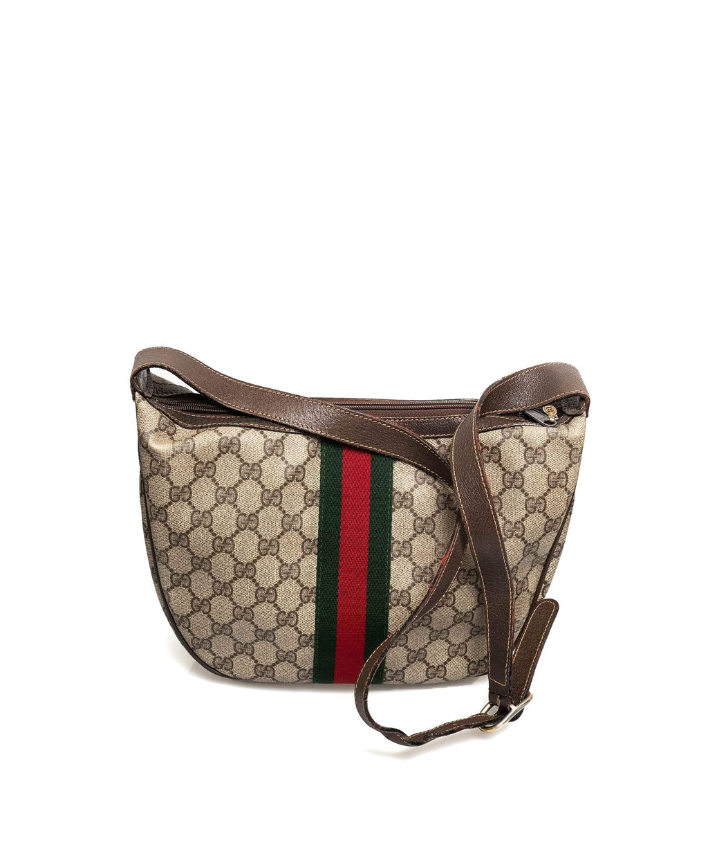 GUCCI Vintage Supreme Sherry Line Web Crossbody Bag - AWL1923 –  LuxuryPromise