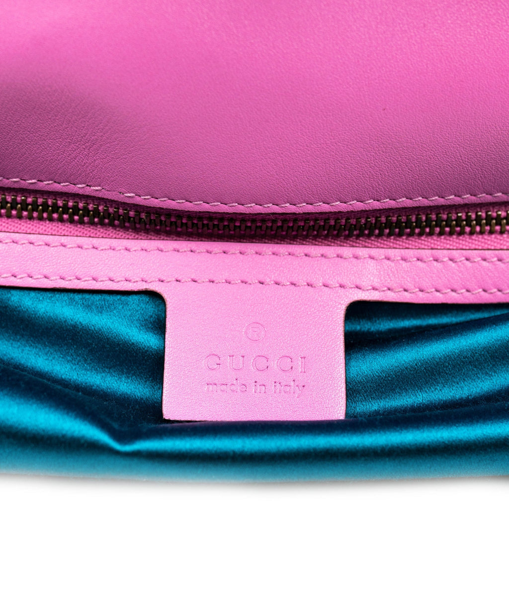 Pink Gucci Marmont embellished bag AGL2336 – LuxuryPromise