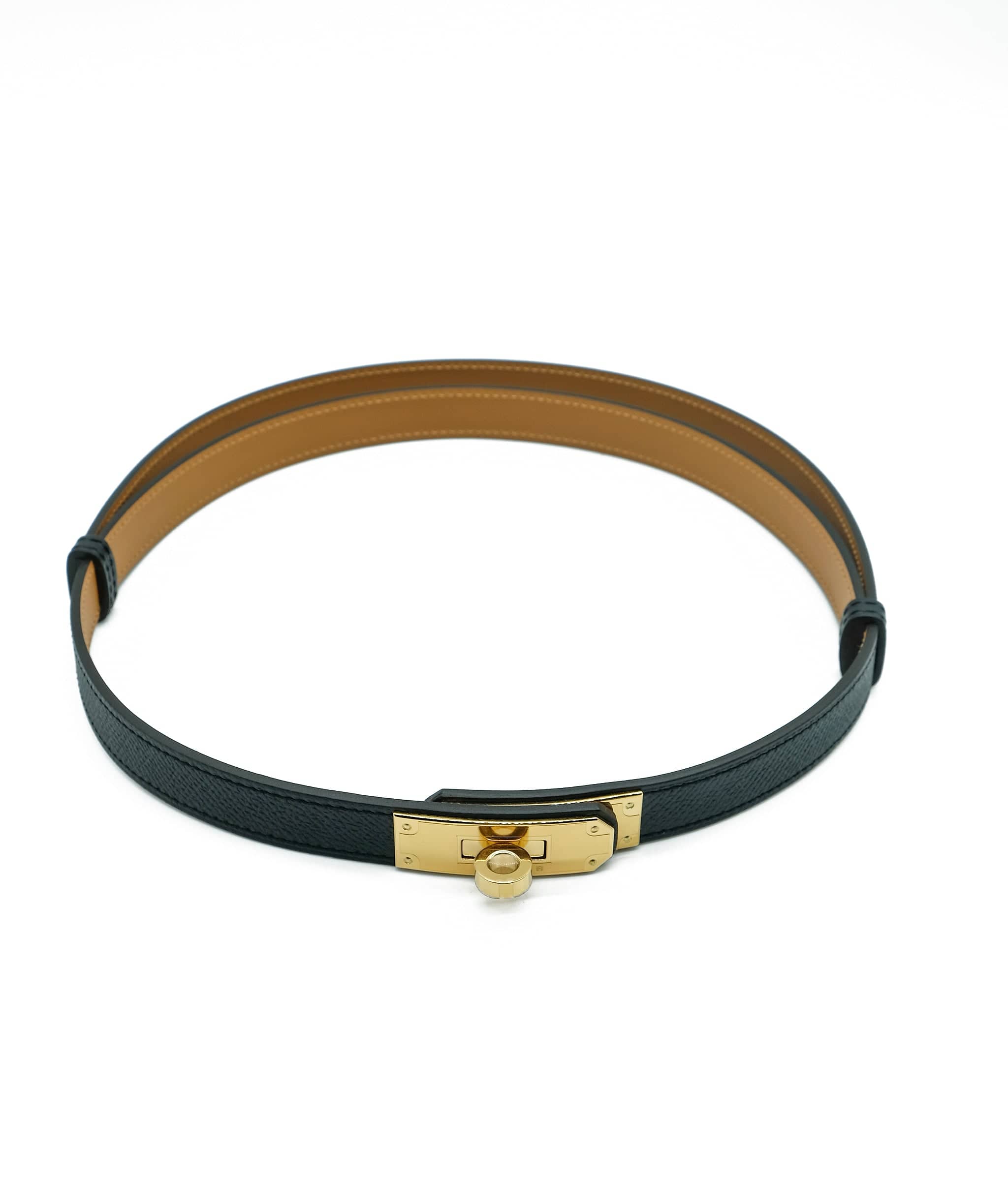 Hermes Kelly Belt Black GHW REC1172 – LuxuryPromise