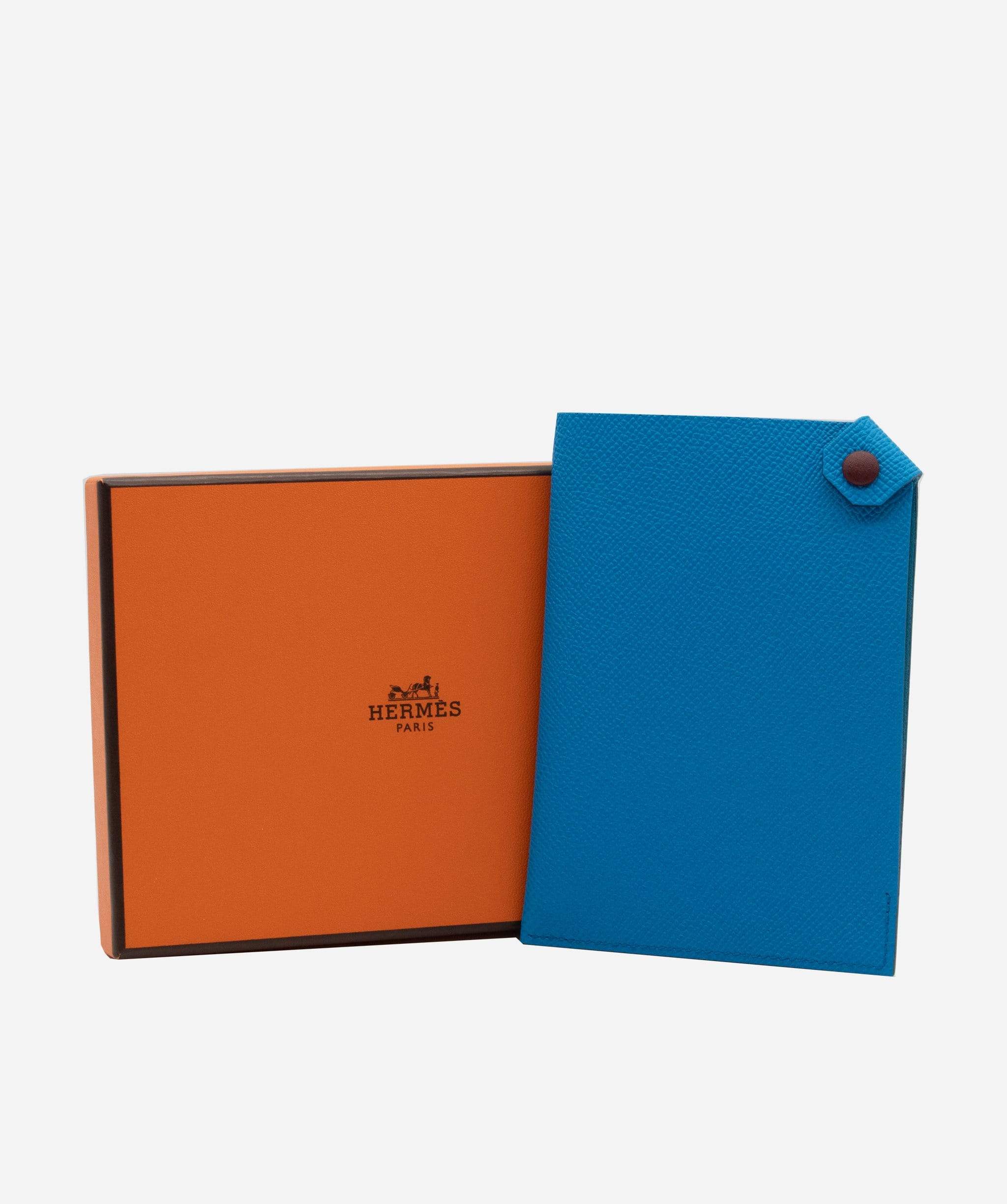 Hermès Passport Cover Blue Zellige – LuxuryPromise