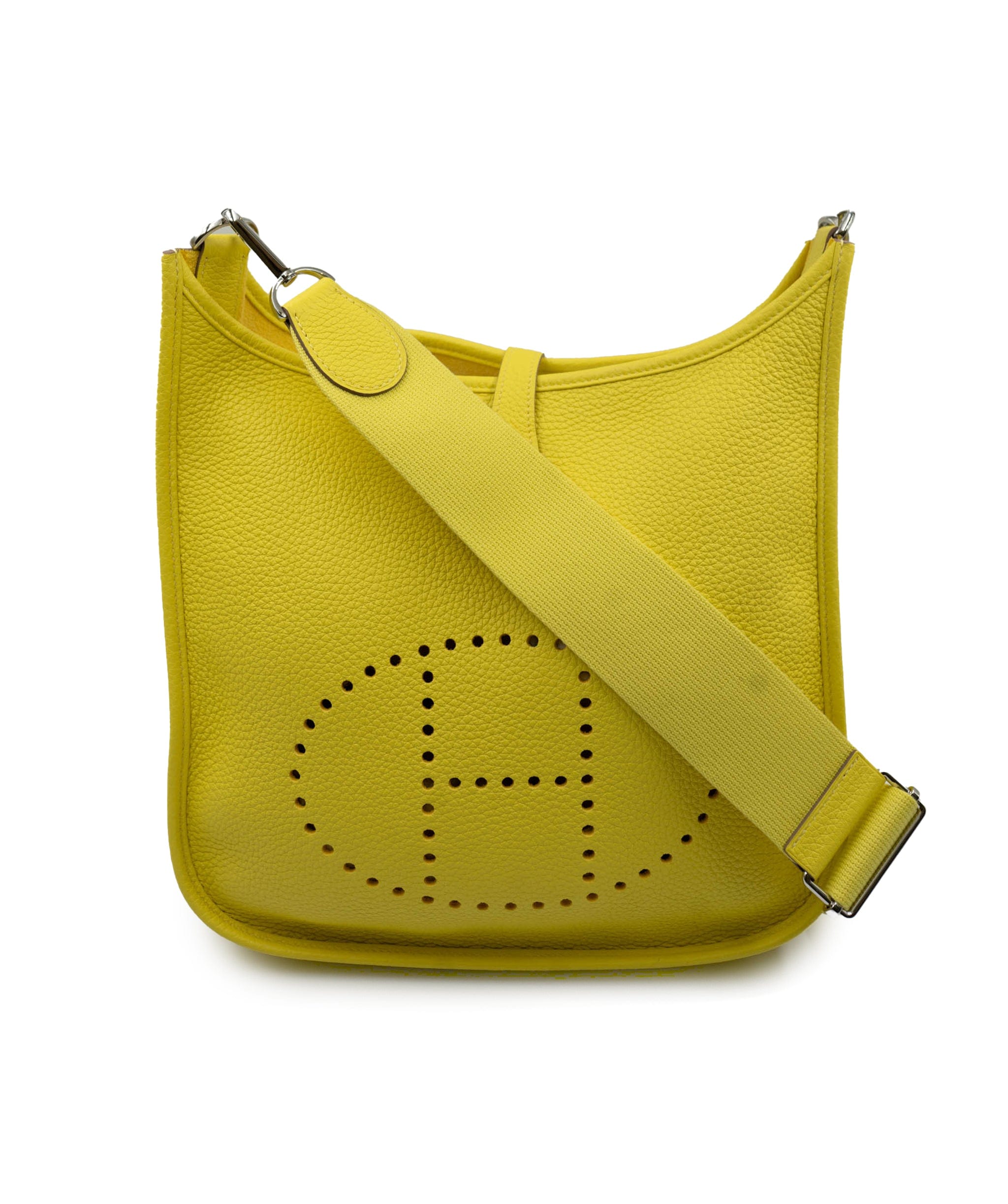 Preloved Hermes Evelyne yellow, PHW, full set - AEC1042 – LuxuryPromise