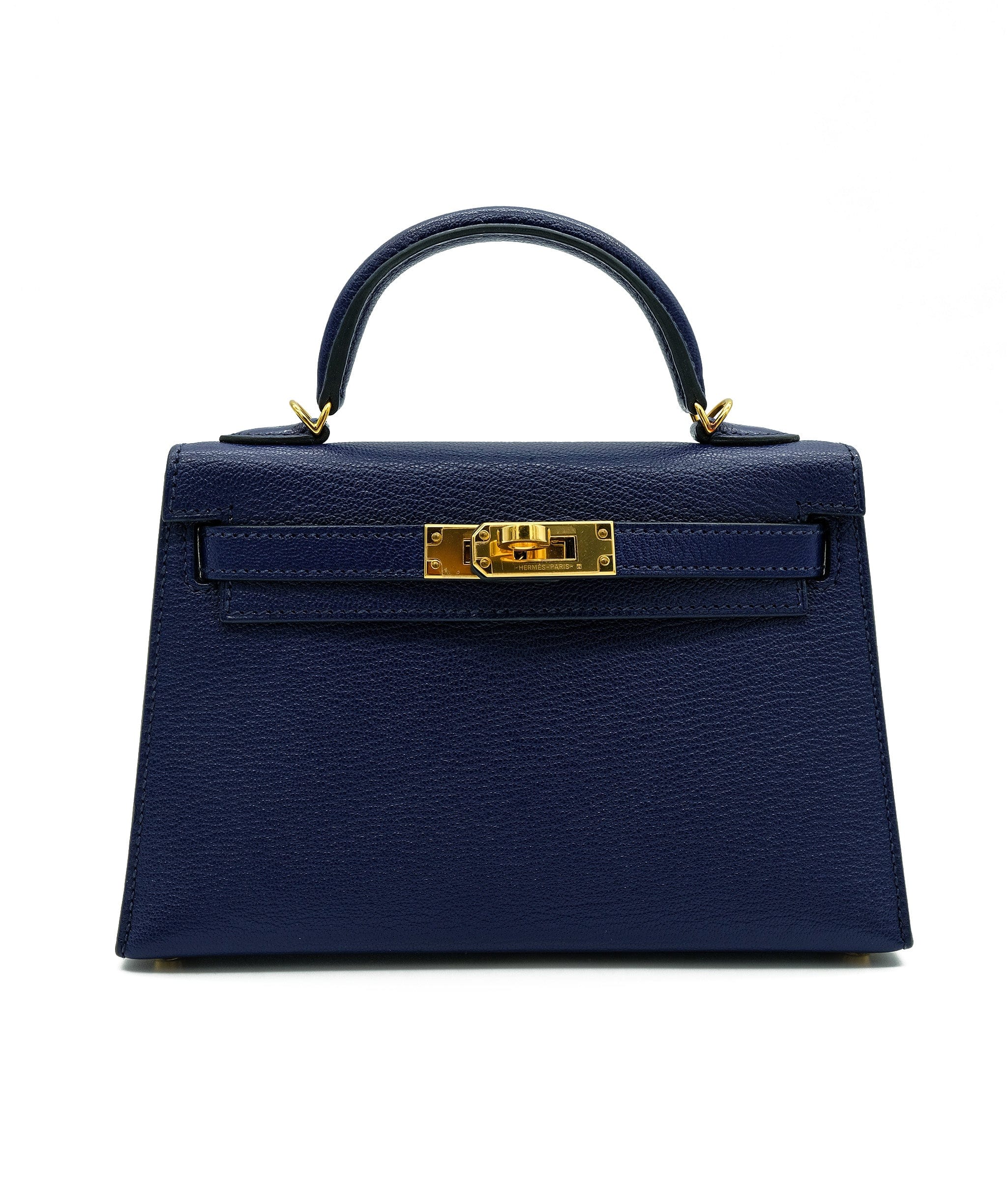 Hermes Kelly 20 Blue Encre Chevre Ghw #C SKL1235 – LuxuryPromise