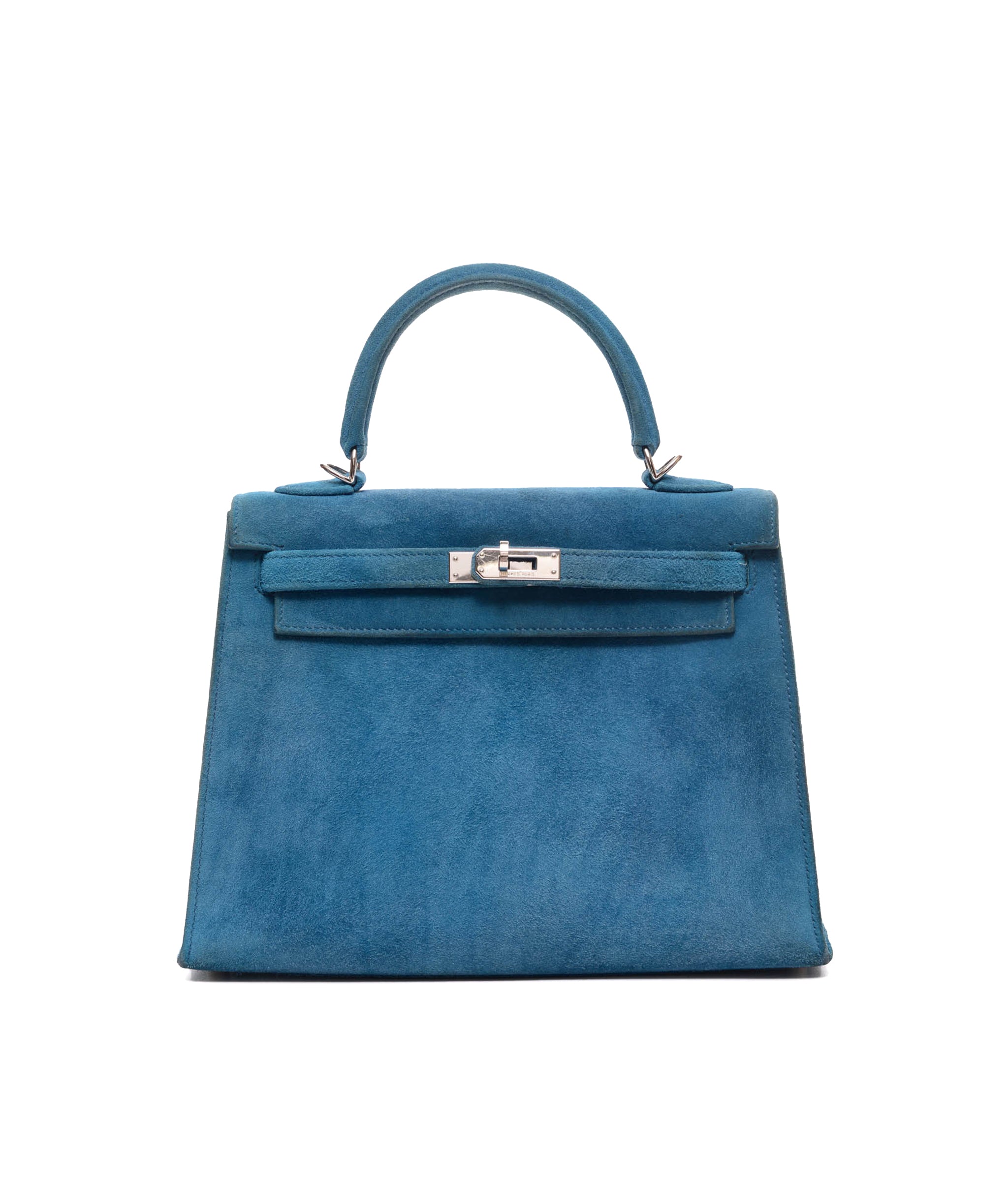 image of Hermes Kelly 25 Sellier Doblis Blue Thalassa PHW #H SKC1126