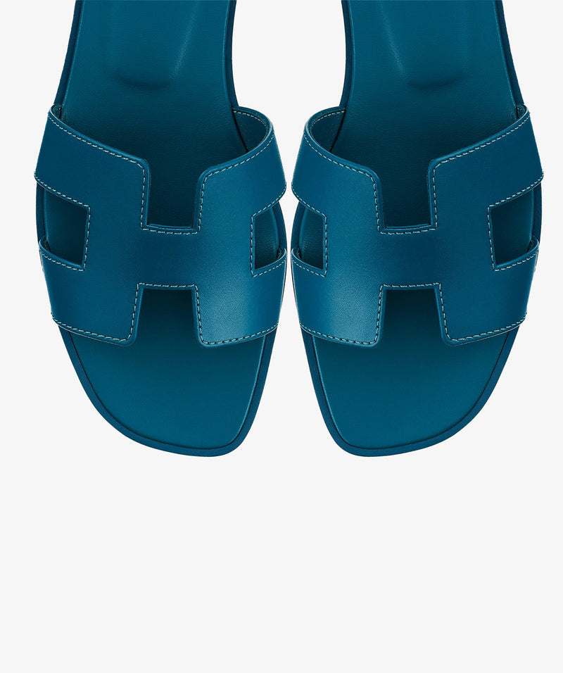 hermes oran blue velvet