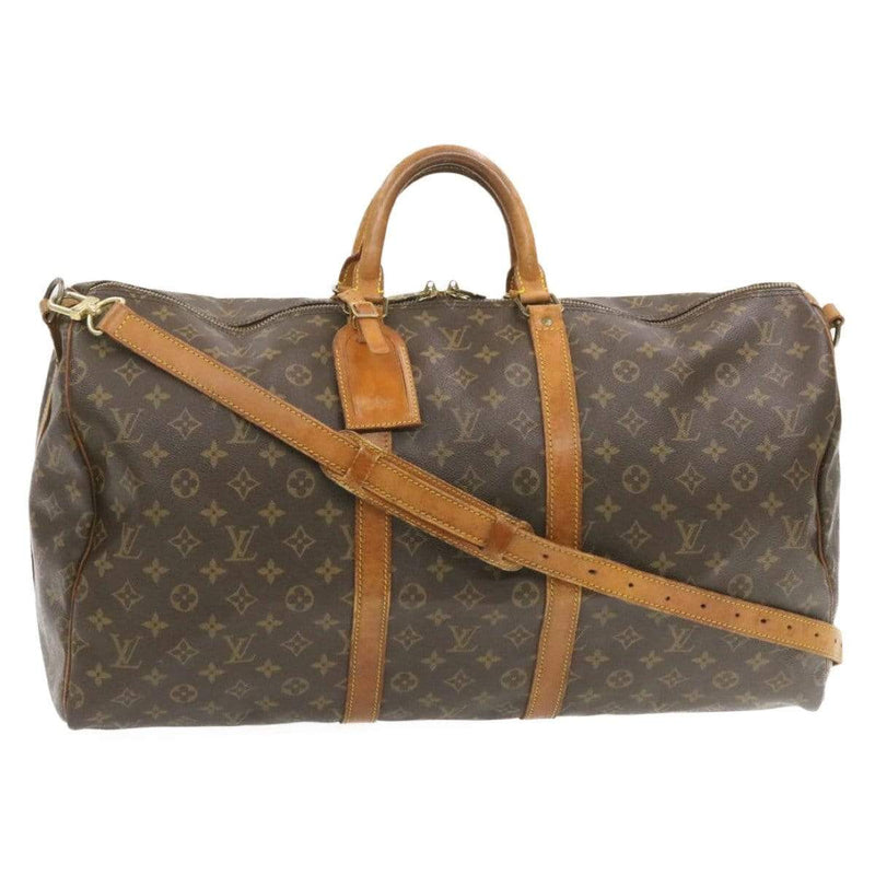 LOUIS Monogram Keepall Bandouliere 55 Bag VI 874