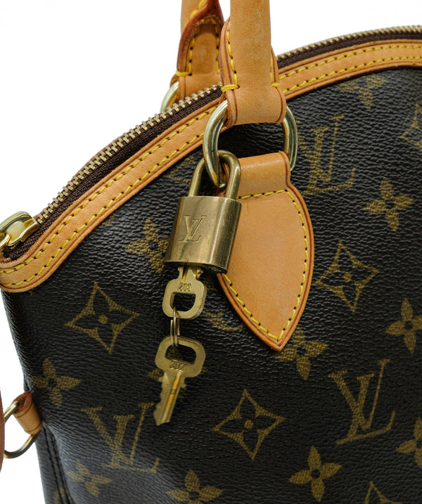 LOUIS VUITTON LOUIS VUITTON Lockit Handbag M40102 Monogram canvas