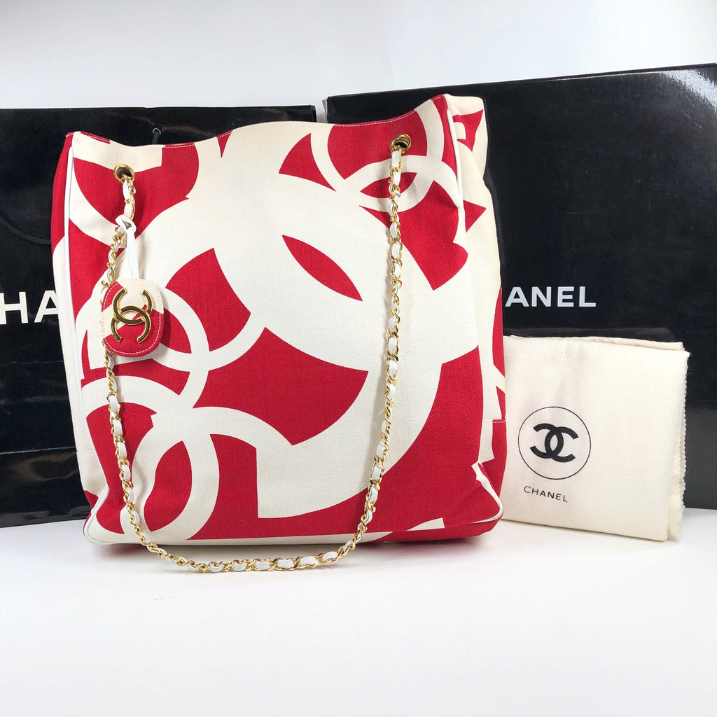 Tote bag Chanel Red Handbag Leather red spotted clothing blue luggage  Bags fashion png  PNGWing