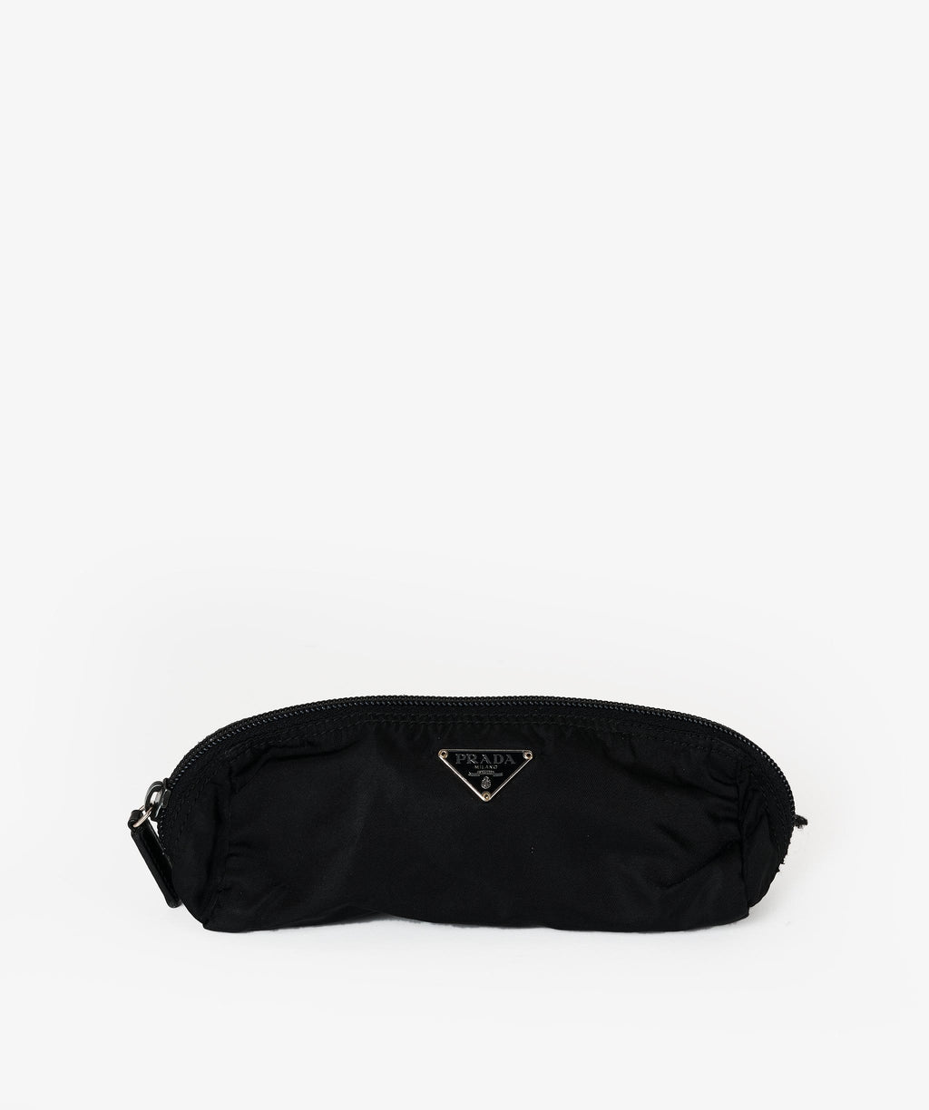 Prada Black Nylon Large Cosmetics Pouch – LuxuryPromise