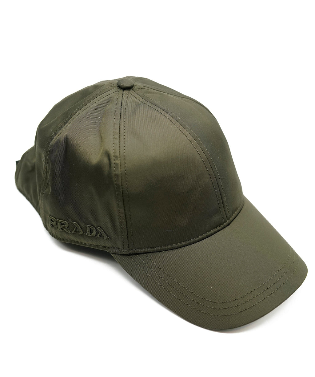 Prada nylon cap olive green ASL5995 – LuxuryPromise