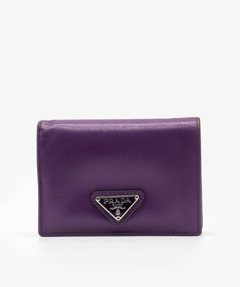 Prada Purple Compact Wallet – LuxuryPromise