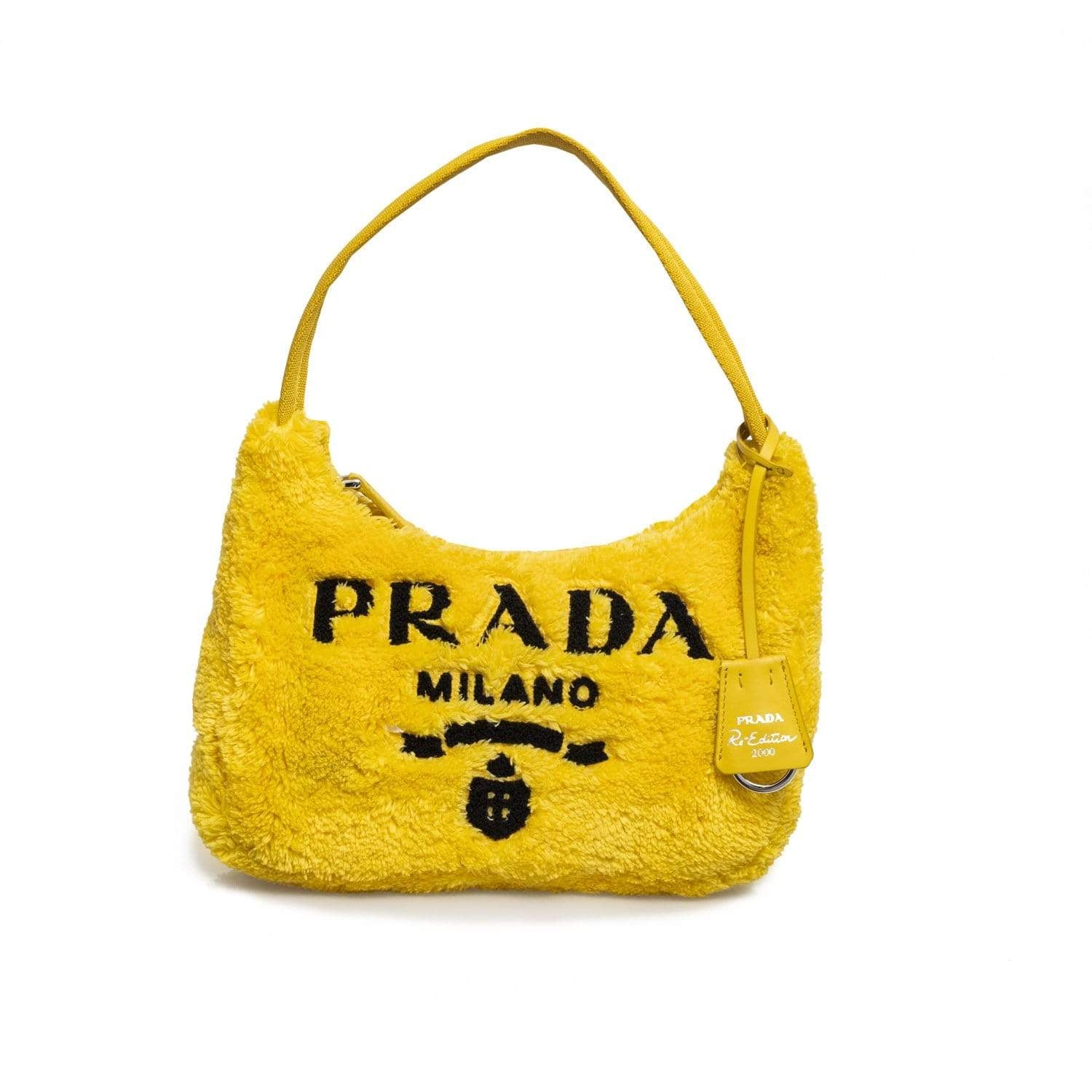 Prada 2000 Re-edition Fluffy Yellow Bag - AWL1656 – LuxuryPromise