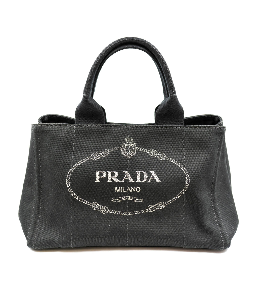 Prada Black Canapa Bag - AWC1405 – LuxuryPromise