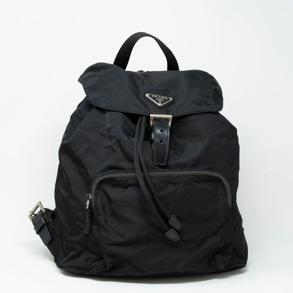 Prada Black Nylon Backpack - AWL2220 – LuxuryPromise