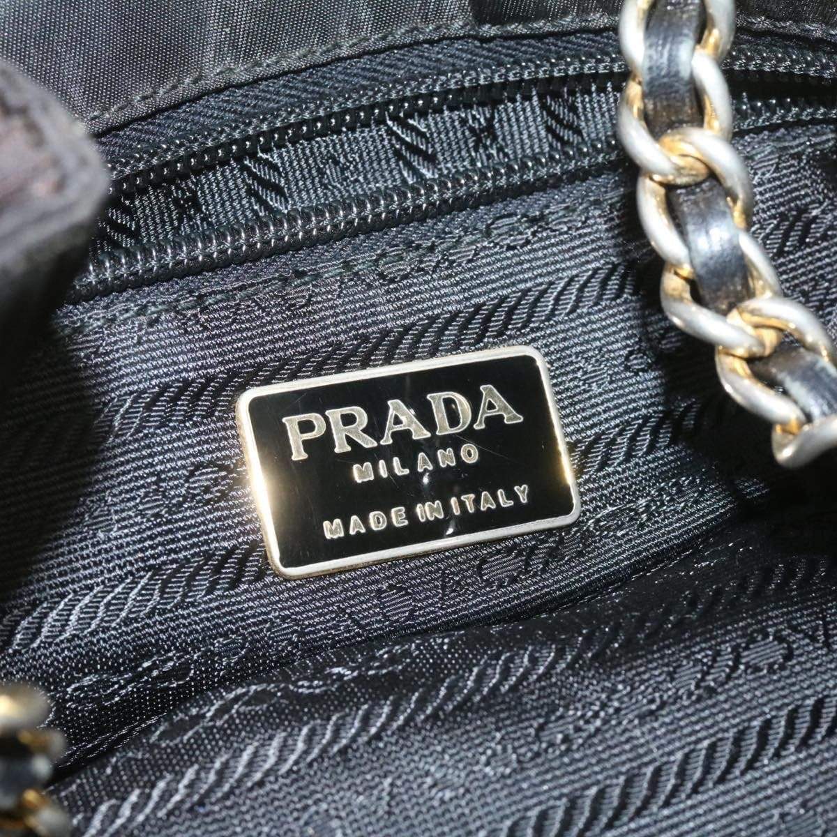 Buy Pre Loved PRADA Black Nylon Chain Shoulder Bag 53 Products Online ...