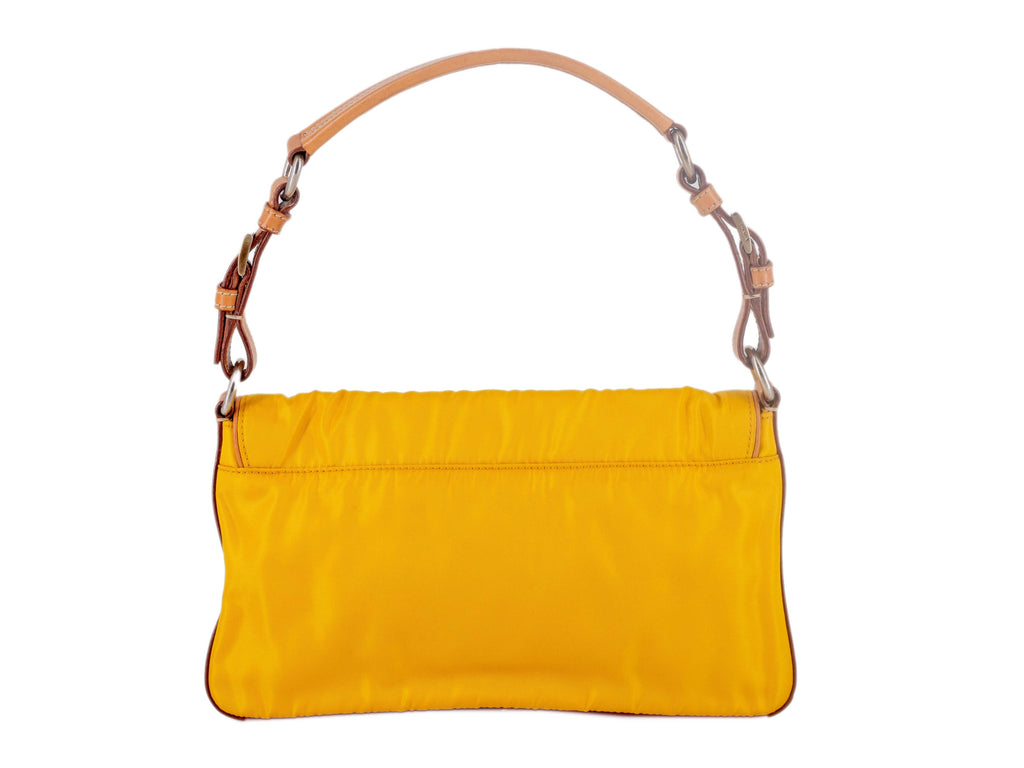 Prada Nylon Mustard Shoulder bag RJL1669 – LuxuryPromise